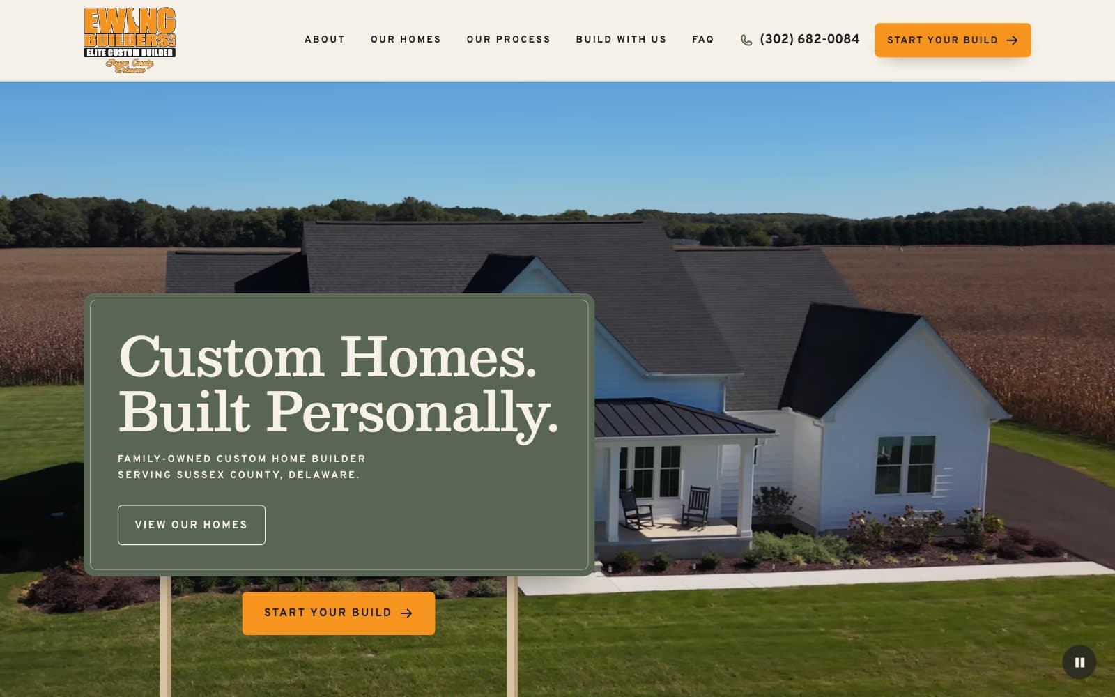 The Ewing Builders website